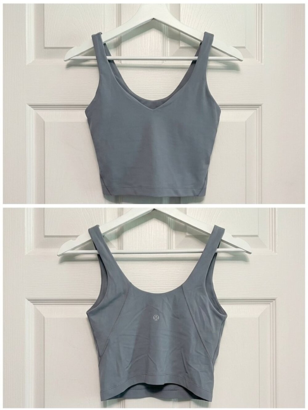 lululemon Align Cropped Tank Top | Size 4 | Rhino Grey